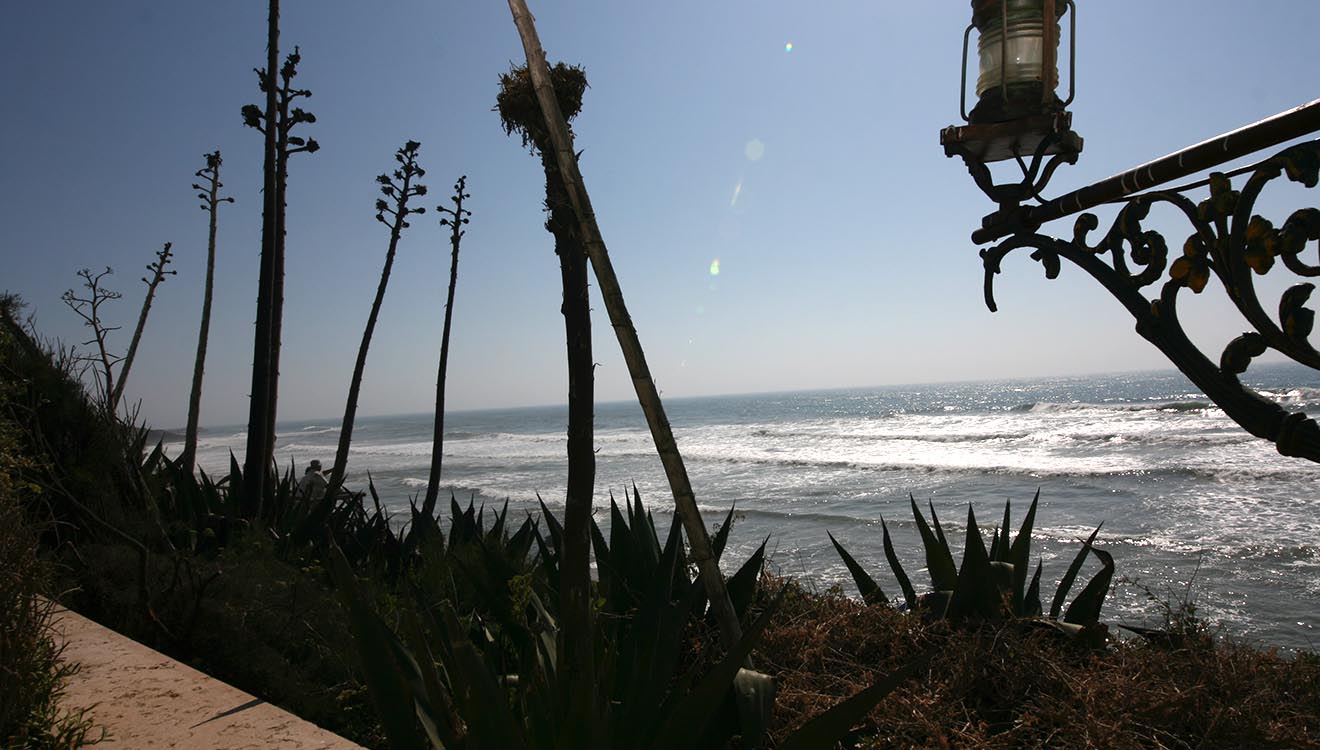 seaview from the courtyard