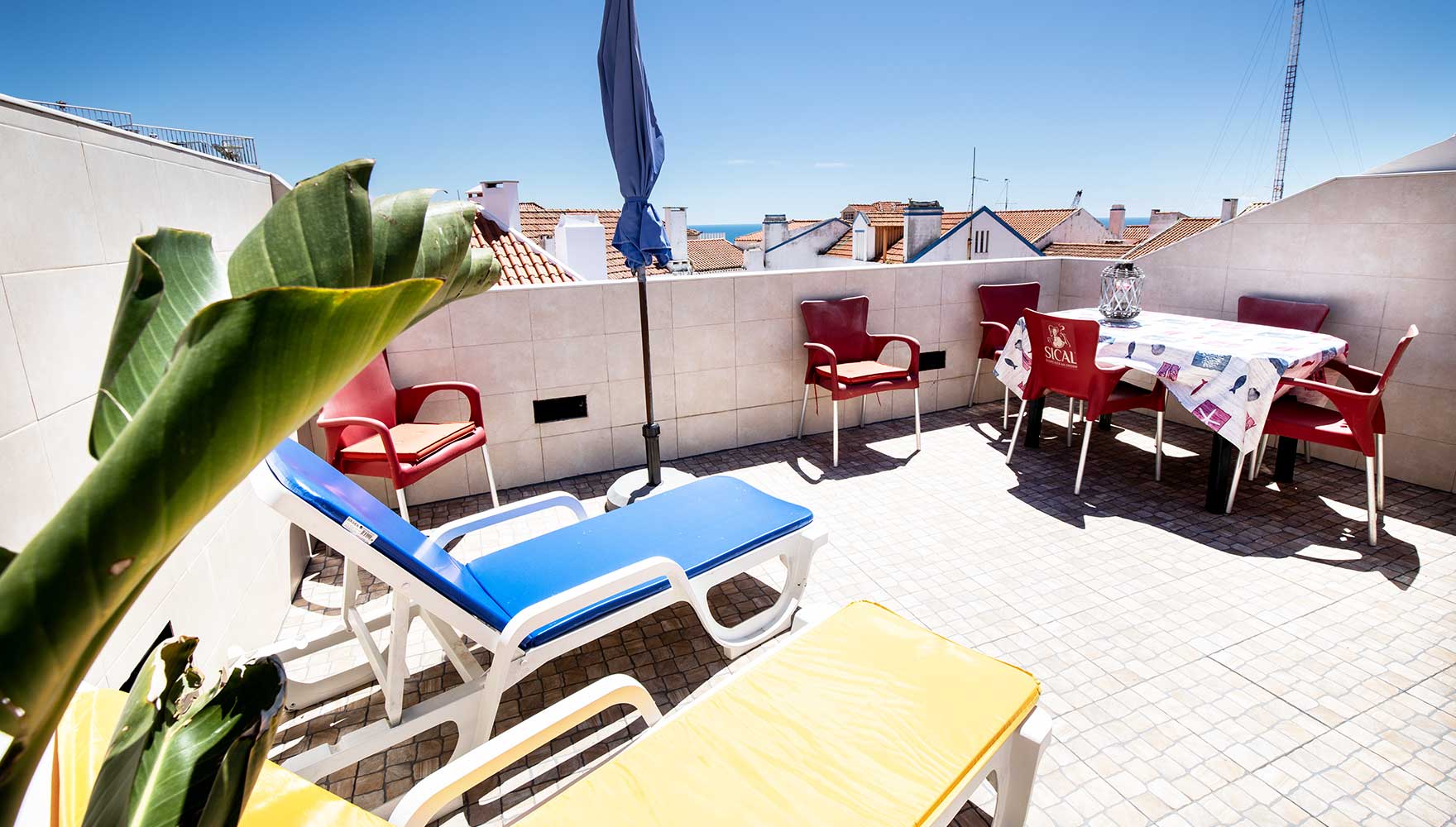 roof top sea view terrace